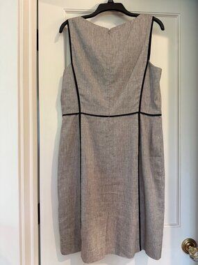 Ann Taylor linen blend professional look, fitted dress